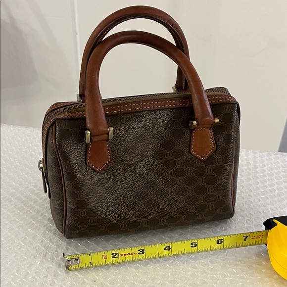 Authentic Celine Mini Handbag with Leather Trim - Picture 13 of 16